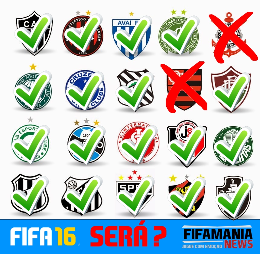 OS TIMES BRASILEIROS NO FIFA 18!!! (CORINTHIANS