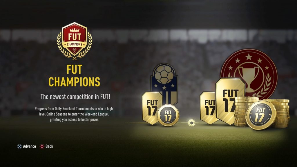 FIFA 17 FUT Champions (In Menus)