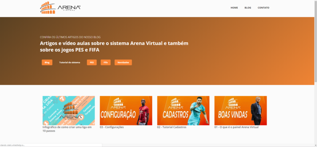 Arena Virtual - Master Liga e Campeonatos de Fifa e PES